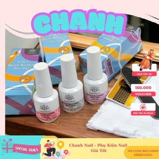  Gel đắp cứng móng dạng chai"building gel-BIAB" không cần mài  yêu cầu KT đắp gel tốt  