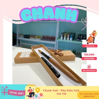 CỌ ĐẮP BỘT KOLINSKY, CỌ đắp Móng Bột Paula 70% lông Chồn CHANH NAIL