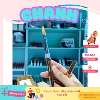 CỌ ĐẮP BỘT KOLINSKY, CỌ đắp Móng Bột Paula 70% lông Chồn CHANH NAIL