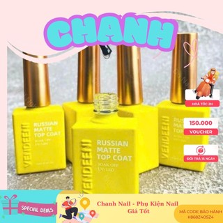  Top Lì không lem VENDENI - Top Nhám Chà Tráng Gương  CHANH NAIL 