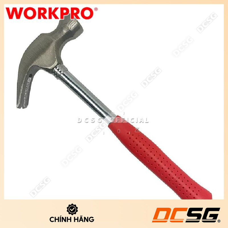 Búa nhổ đinh cán bọc nhựa Workpro / DCSG