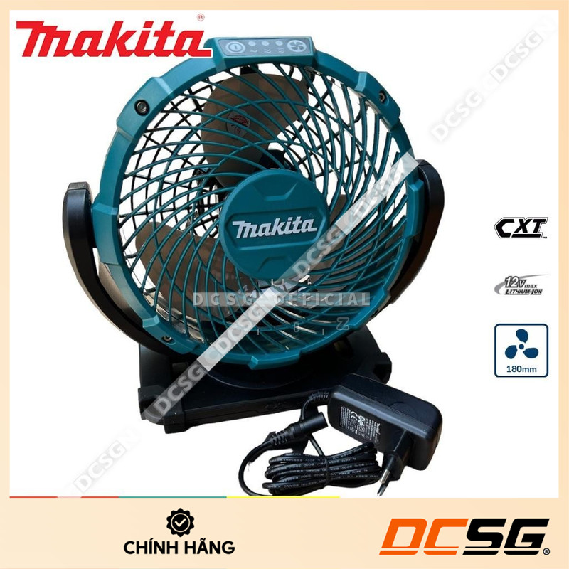 Quạt dùng pin Li-on 12V Max CXT 180mm Makita CF100DZ (chưa pin sạc) | DCSG