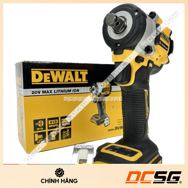 Máy siết bu lông dòng ATOMIC™ 18V/ 20V MAX 1/2" DEWALT DCF921N-B1 | DCSG