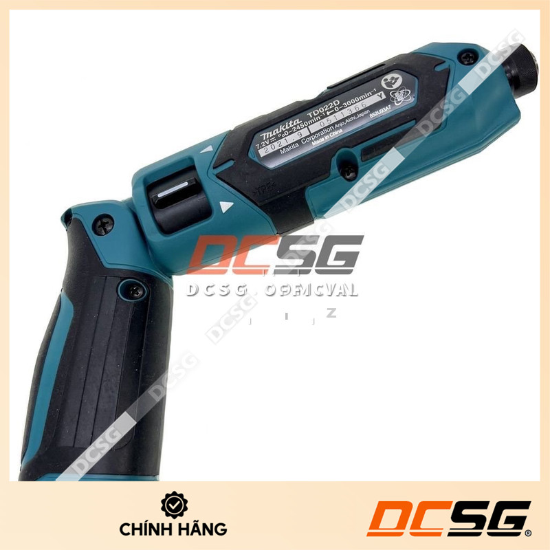 Máy vặn vít gập dùng pin 7.2V Makita TD022D (Chọn phân loại) | DCSG
