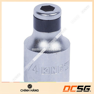 Đầu chuyển bu lông 3/8" sang đầu bắn vít 6.35mm kingtony 314808s