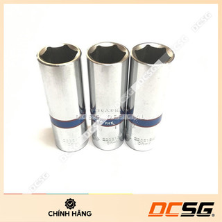 Đầu tuýp xi bạc 12mm chuôi 1/4" kingtony 223512m