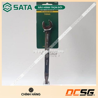 Cờ lê một đầu tuýp lắc léo 14mm sata 47604