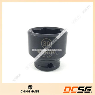 Đầu tuýp đen 6 cạnh 30mm 1/2" sata 34323