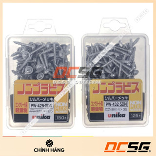 Ốc vít bắt tường, bê tông không cần tắc kê Unika (Đầu dù) mã PW | DCSG