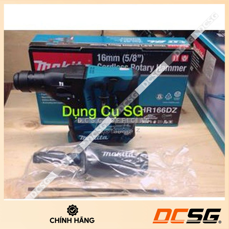 Máy khoan động lực 16/10/13mm dùng pin 12Vmax Makita HR166DZ (không pin sạc)