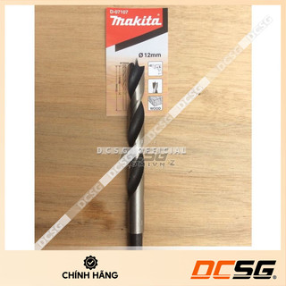 Mũi khoan gỗ 12x155mm chuôi tròn makita d-07107