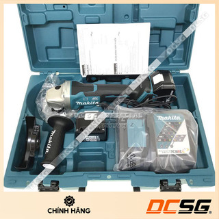 Máy mài góc 125mm dùng pin 18v makita dga508rte