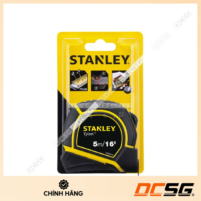 Thước cuộn Tylon 5.0m/16' Stanley STHT36194