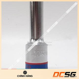 Đầu tuýp xi bạc 10x77mm chuôi 1/2" kingtony 423510m