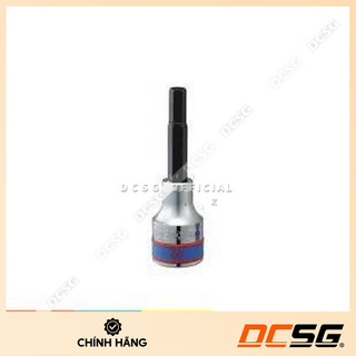 Đầu chuyển chuôi 1/2" sang lục giác, dài 10mm kingtony 403510