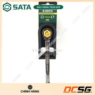 Cờ lê vòng miệng tự động đảo chiều 12mm Sata 46605