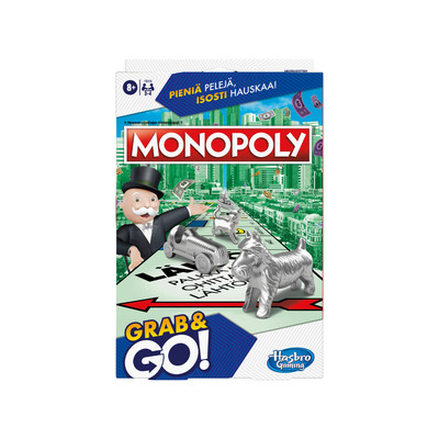 Đồ Chơi Cờ Tỷ Phú Cơ Bản - Grab & Go MONOPOLY F8256