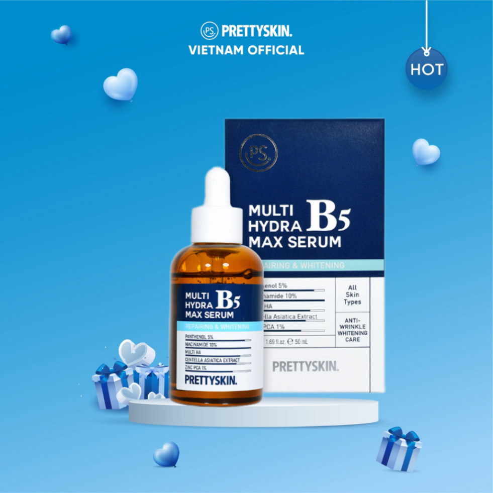 (AFL) Tinh chất cấp ẩm phục hồi B5 Hydra Max Serum Prettyskin Nhathuocanhan