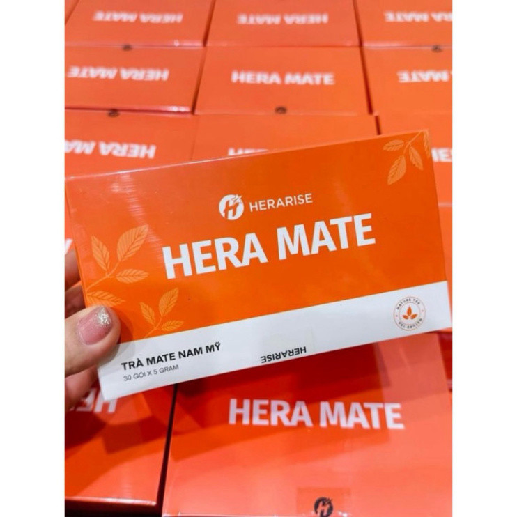 Trà Nam Mỹ Hera Mate trà giảm cân Heramate nhanh cấp tốc chính hãng detox thảo mộc