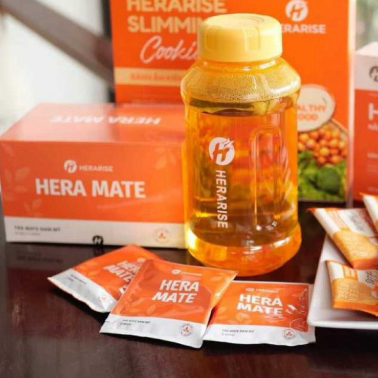 Trà Nam Mỹ Hera Mate trà giảm cân Heramate nhanh cấp tốc chính hãng detox thảo mộc