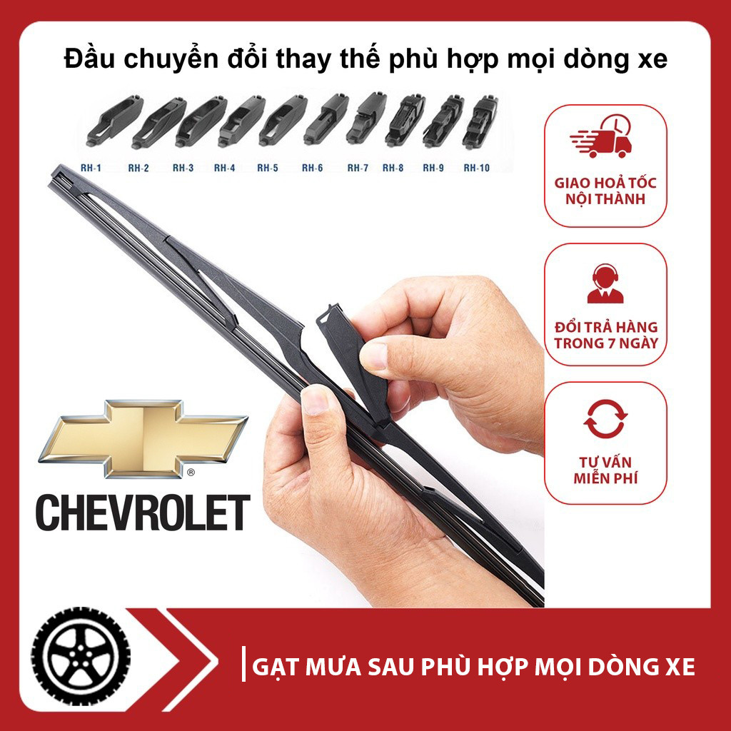 Gạt mưa SAU xe oto,gạt mưa sau xe hơi dòng Chevrolet Orlando, Spark, Trailblazer, Trax...