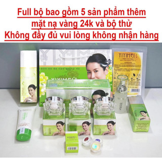  Bộ Mỹ Phẩm Yiyimei 5in1 Kem Dưỡng Trắng Da Xóa Mờ Mám Tàn Nhang myphambamboo 