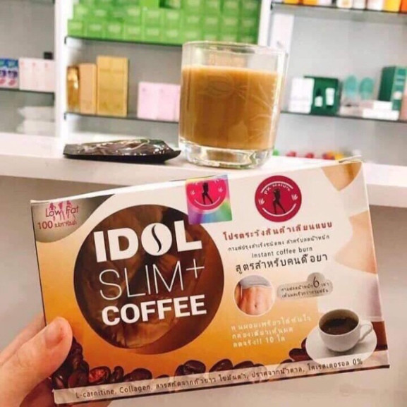 Cà Phê Giảm Cân Idol Slim x2 Coffee Thái Lan chính hãng (Hộp 10 Gói) nhathuocanhan