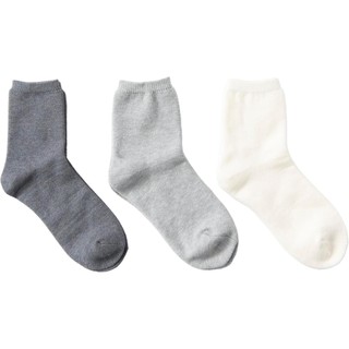 High quality products Directly from Japan HOKARON Women's Socks, Moisture Wicking, Heat-Generating, Antibacterial, Odor-Resistant, Total Pile Socks, Set of 3 Pairs, Off White, Light Grey, Grey