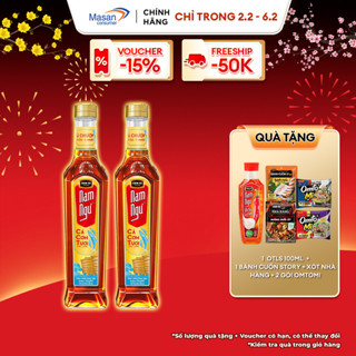 Combo 2 Nước Mắm Nam Ngư Cá Cơm Tươi Chai Thủy Tinh 500ml