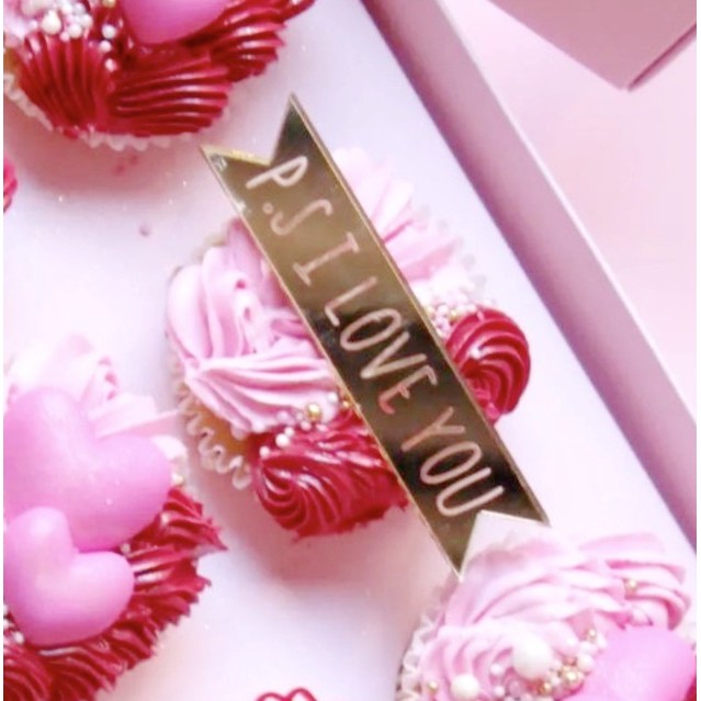 Topper mica Valentine (PS I Love You)