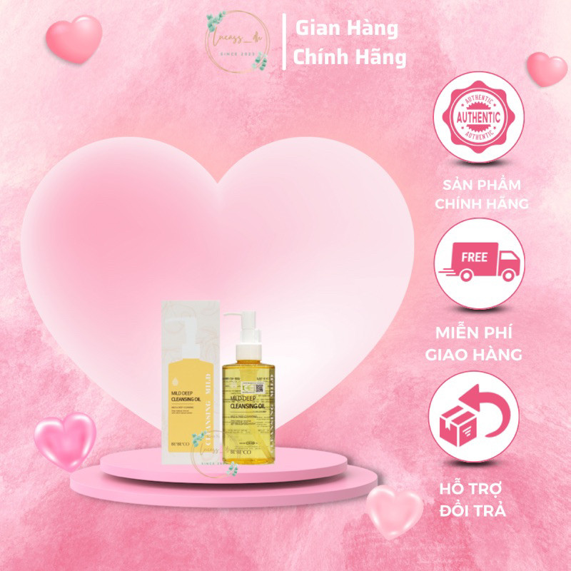 Dầu tẩy trang BEBECO Làm Sạch Sâu BEBECO MILD DEEP CLEANSING OIL 200ML