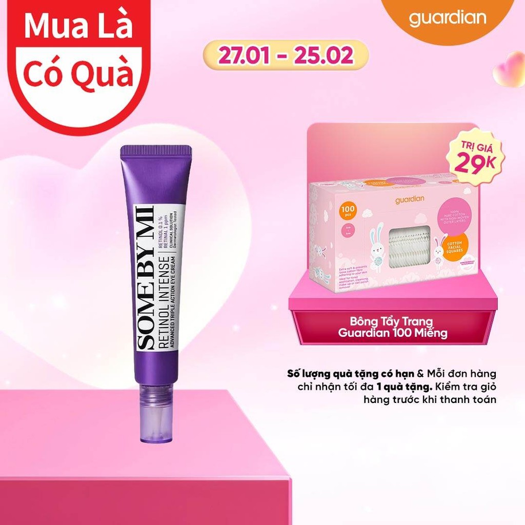 Kem Dưỡng Mắt Giảm Nếp Nhăn, Giảm Quầng Thâm Some By Mi Retinol Intense Advanced Triple Action Eye Cream 30ml