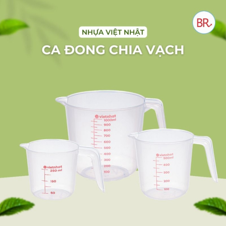 Ca đong nhựa có vạch chia định lượng loại 1000ml, 2000ml, 3000ml GDMP2