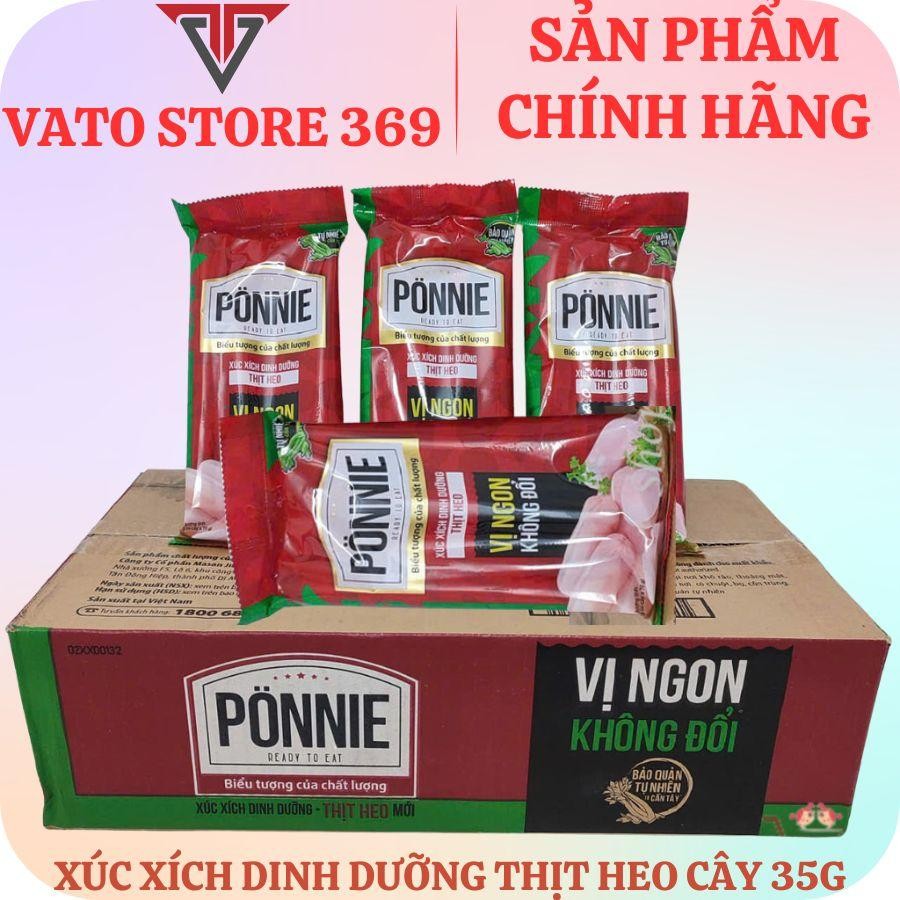 Xúc xích dinh dưỡng thịt heo PONNIE bịch 280g