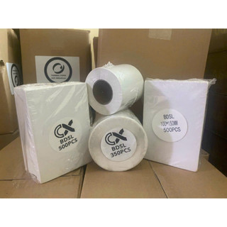 Giấy in nhiệt A6, A7 tệp 500 tờ, in đơn shopee in đơn các TMĐT, tem nhãn vận chuyển, có sẵn lớp dán