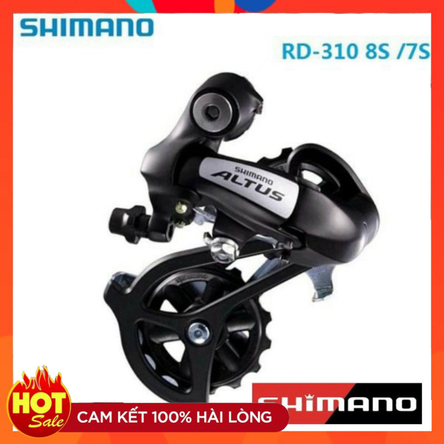 Củ đề, gạt líp xe đạp shimano altus rd-m310 7, 8 speed (hàng chính hãng)