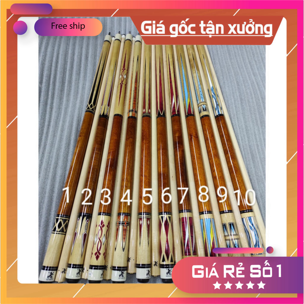 [ Cơ Bida Líp Adam II ] - REN INOX (Libre 11.5mm - 440gram) / AN KHANG BILLIARD /(Giá sỉ)