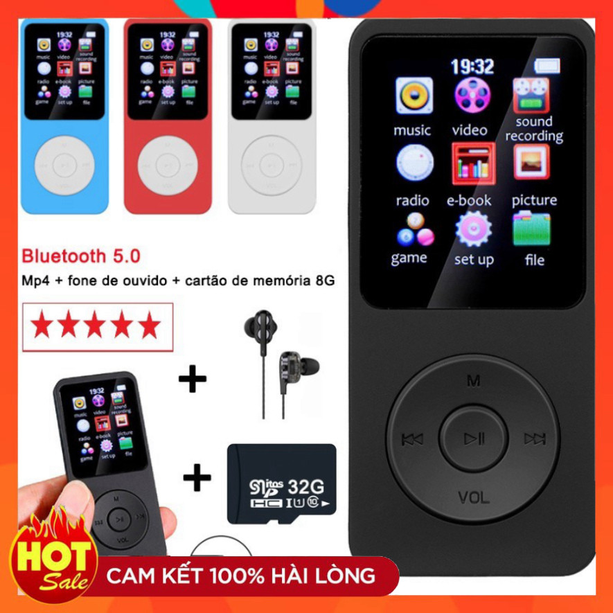 Máy Nghe Nhạc MP3 MP4 MP4 HIFI Phong Cách Thể Thao Chất Lượng Cao