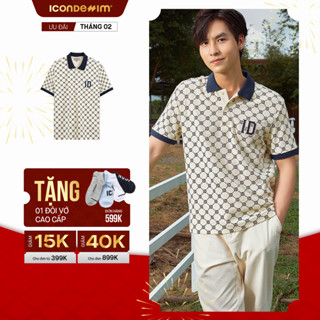 Áo Polo Nam ICONDENIM, Thun Cá Sấu, Form Regular Vừa Vặn, Logo Thêu Sắc Nét PLID0110