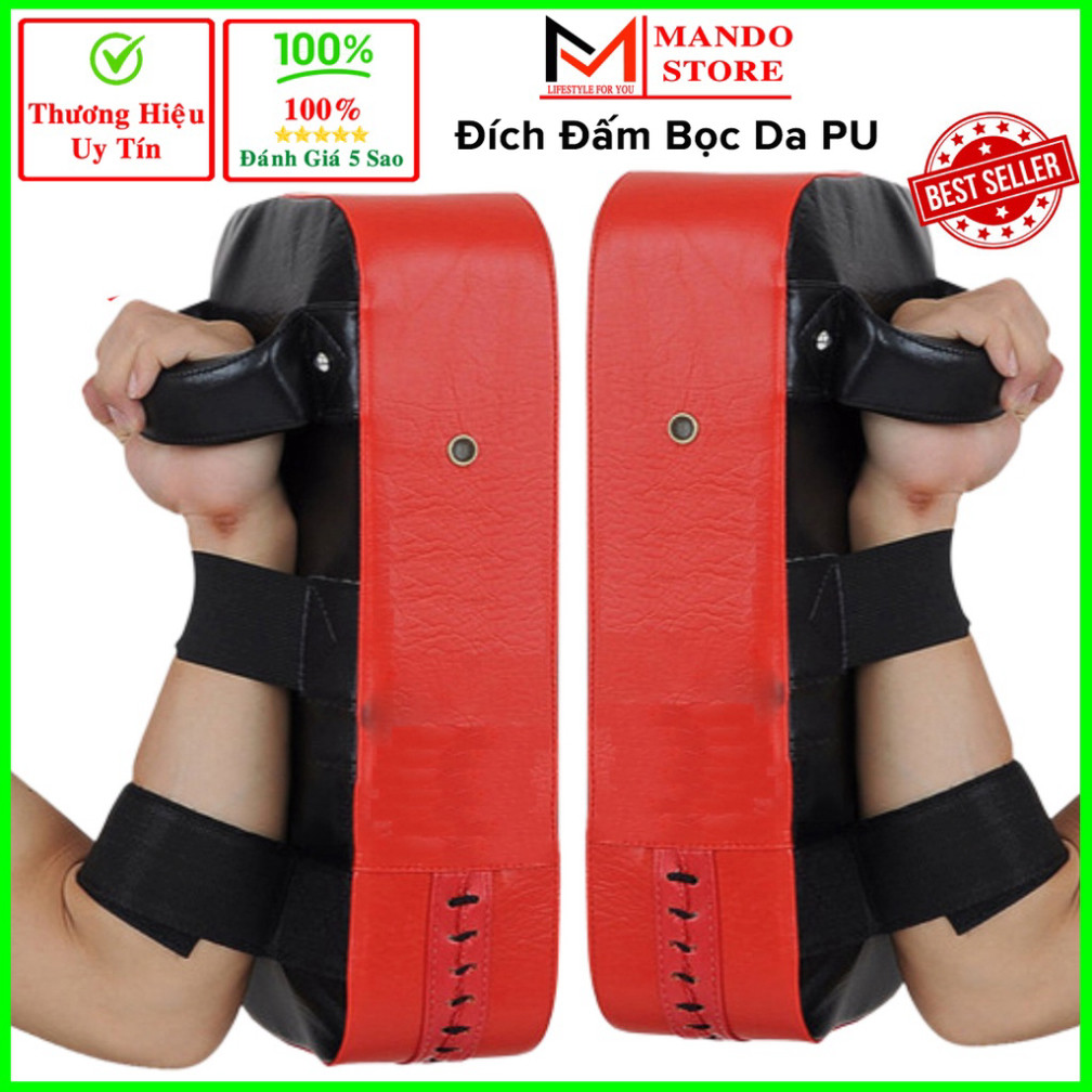 Đích Đấm Boxing Cầm Tay, Đích Đỡ Bàn Tay Lamper Boxing Tập Võ Thuật Đấm Bốc MMA MuayThái Sparring Tr