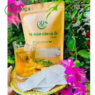  Trà Giảm Cân LÁ Ổi Lá Sen Giảo Cổ Lam Gạo Lứt Cả Ngọt - đóng gói 50 túi lọc 