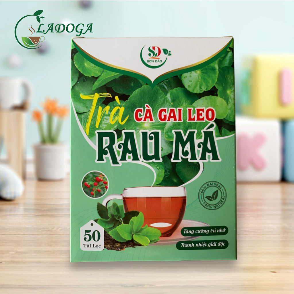 [ 50 túi ] Trà Túi Lọc Cà Gai Leo Rau Má Thanh Nhiệt, Hỗ Trợ Tăng Cường Chức Năng Gan đóng 50 túi lọ