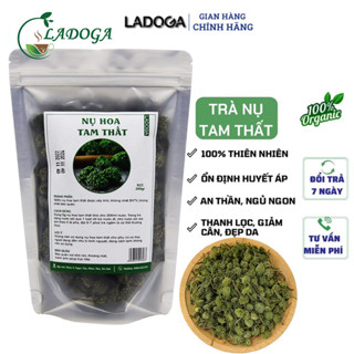 Nụ hoa tam thất khô LADOGA đóng 100g, 200g dùng để pha trà giúp ngủ ngon, thanh nhiệt, ổn định huyết áp, tim mạch