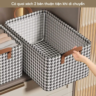  COMBO 5 Hộp Đựng Quần Áo Khung Thép Gấp Gọn Thông Minh HGHOME Giỏ Đựng Quần Áo Đồ Lót Sắp Xếp Tủ Đồ Gọn Gàng 
