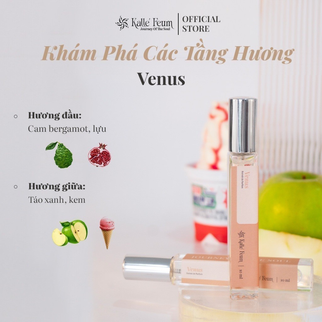 Tinh Dầu Nước Hoa Nữ VENUS Mùi Hương Kẹo Ngọt Đáng Yêu Dạng Xịt | Kalle' Feum | BigBuy360 - bigbuy360.vn
