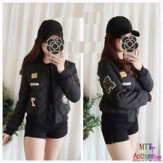 Áo khoác dù phao thêu nữ 💟