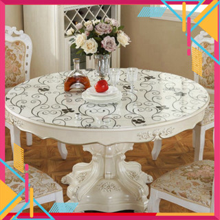 Tấm Kính Nhựa Dẻo Trải Bàn Tròn – Trong Suốt, Chống Thấm Nước, Dầu Mỡ, Chống Trầy Xước (1mm, 1.5mm)