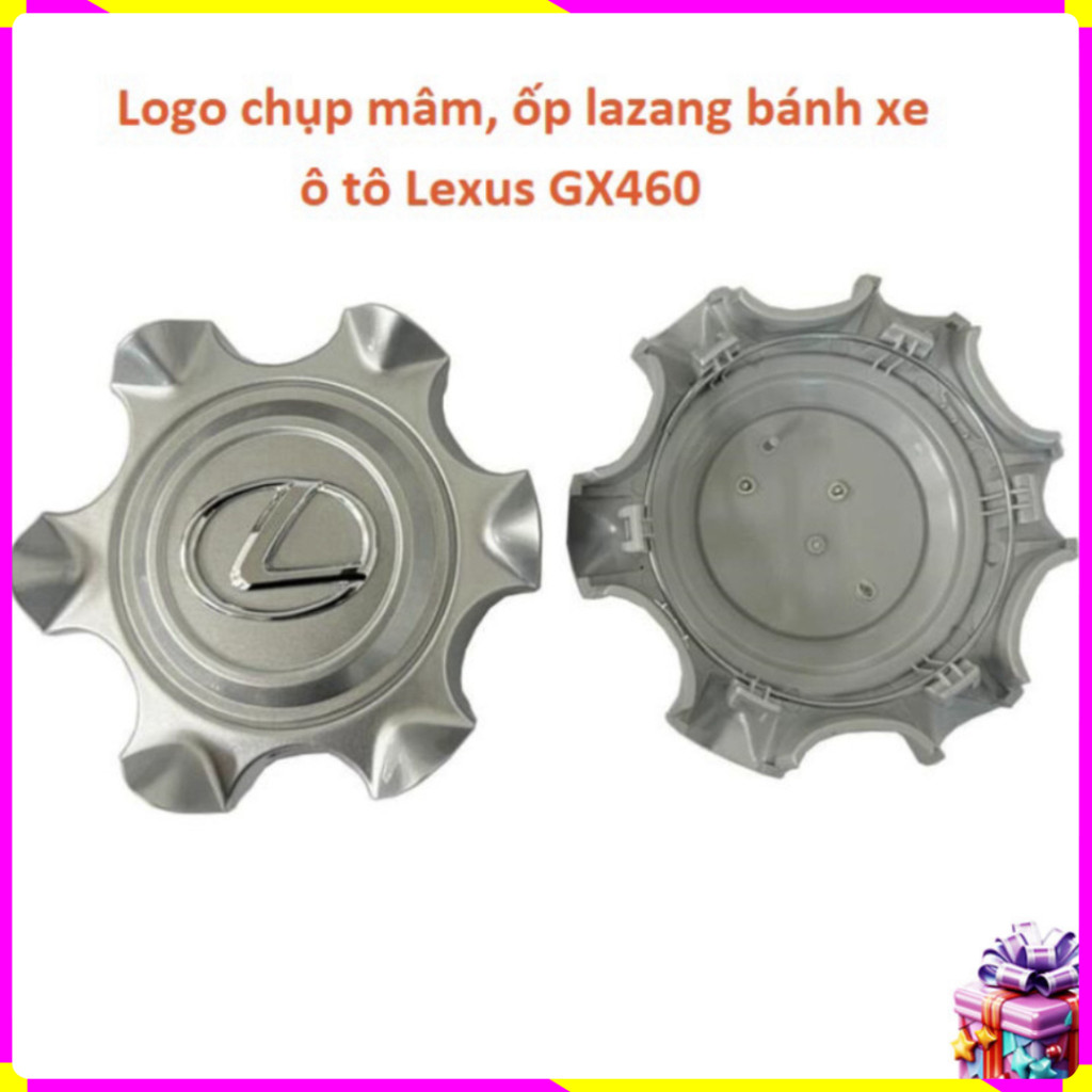 [NEW]  Logo chụp mâm, ốp lazang bánh xe ô tô Lexus GX460 TY-320 (1 chiếc) .