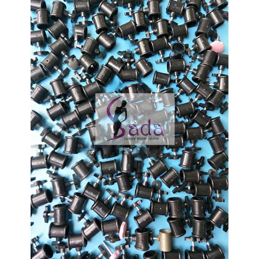 Chốt tăng đơ cho manocanh bán thân nhung nam nữ - manocanh 09