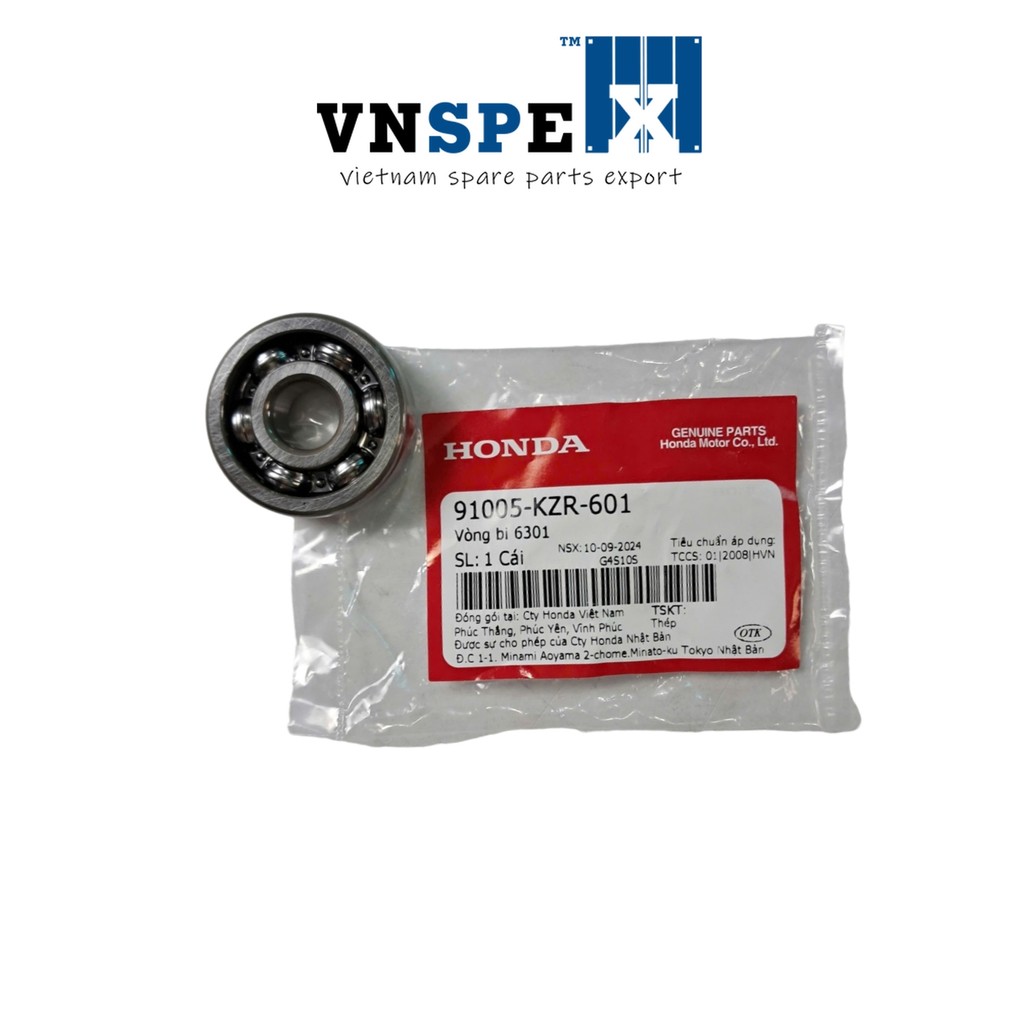 Vòng Bi 6301 HONDA Air Blade / Lead / Pcx / Sh / Sh Mode Kzr (91005KZR601)